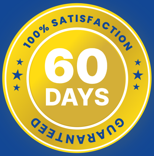 Original 60-day satisfaction guarantee seal